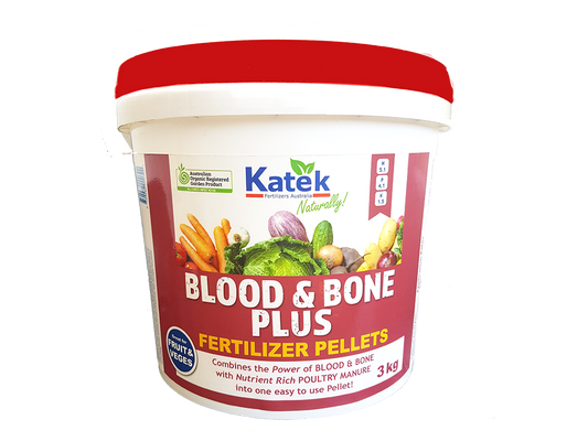 Organic Blood & Bone Plus Fertiliser Pellets by Katek
